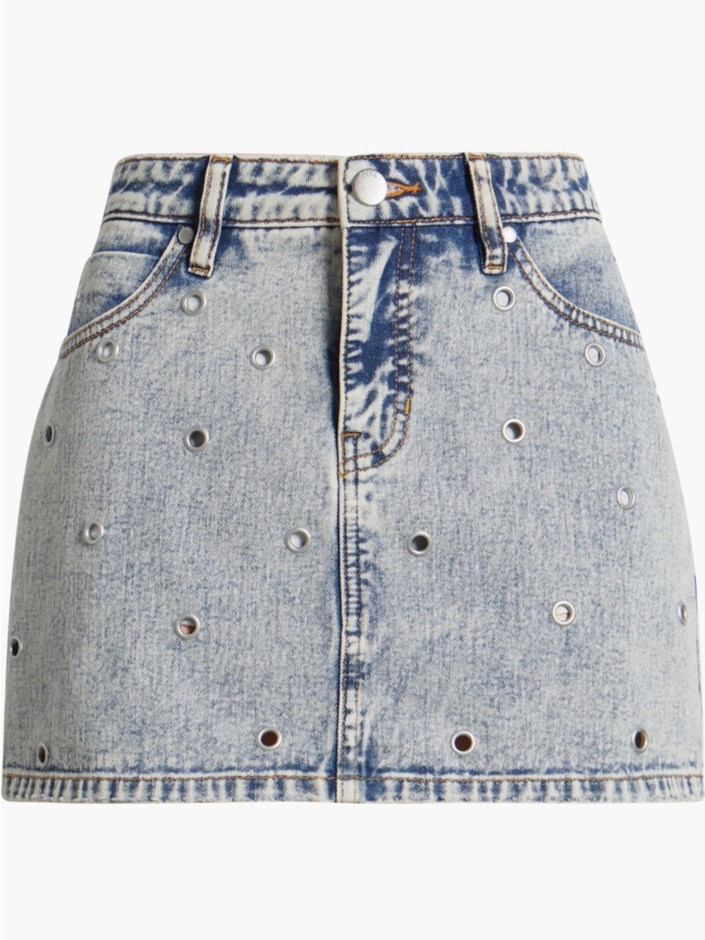 PTCL Ambar grommet denim miniskirt - Picture 2 of 4